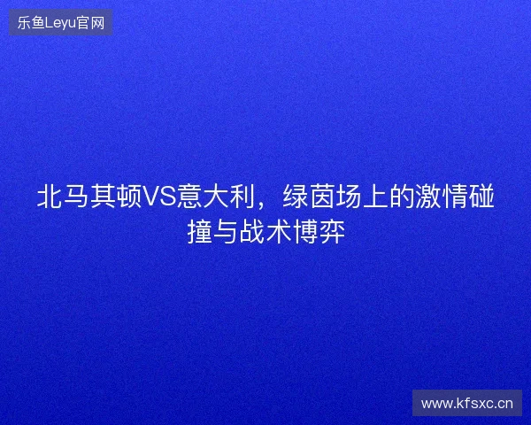 北马其顿VS意大利，绿茵场上的激情碰撞与战术博弈